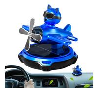 Zunetsutock Car Air Freshener Airplane Shape Aromatherapy Diffuser Funny Solar Powered Car Air Purifier Portable Solar Aromatherapy Diffuser Accessories
