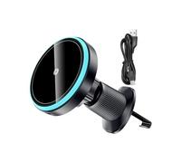 Zunetsutock Car Phone Wireless Charger - Car Phone Holder, Vehicle Cell Phone Holder | 15W Smartphone Magnetic Induction Charger For