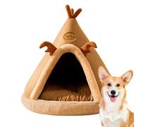 Zunetsutock Cat House, Cute Pet House Winter - Cosy Pet Bed, Foldable Indoor House for Cat and Medium Dog, Warm Cave Sleeping Bed for Cats and Dogs
