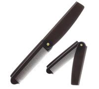 Zunetsutock Folding Pocket - Portable Compact Hair Brush, Folding Travel | Pocket with Sturdy Design, for Car Home Salon Workplace Women Men Beard Grooming Hair Care Styling Tool