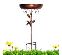 Zunetsutock Garden Birdbath Water Feeder - Weatherproof Bird Bath, Vintage Outdoor Decor | Backyard Pond Decoration, Farmhouse Birdwatching Bath, Balcony Garden Bird Bath Setup Easy Use