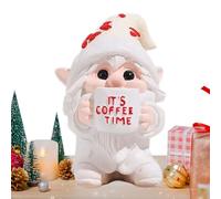 Zunetsutock Garden Gnome Figures - Coffee Table Decoration, Resin Figures - for the Living Room, Bedroom, Kitchen, Mantle, Counter, Winter and Holidays