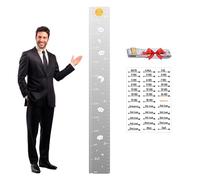 Zunetsutock Growth Chart - Stylish Wall Mirror with Built-in Measuring Scale, Secure Design for Growth | Versatile Decorative Accessory for Baby Room