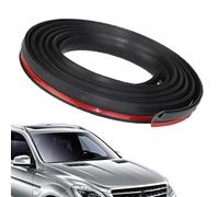 Zunetsutock H Shape Windshield Weather Strip - Front Rear Glass Seal Trim | Multifunctional sealing accessory for SUVs minivans sedans trucks, rubber barrier against dust rain noise, automotive exteri
