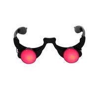 Zunetsutock Halloween Glow Glasses - Bright Illuminated Goggles Featuring Red Flash Lights, Creative Fun Costume Prop | LED Eyewear for Party Holiday Celebration Night Festival Outfit Accessory Entert