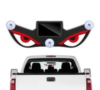 Zunetsutock LED Eyes for Car Windshield | Dynamic Solar Panel Universal Waterproof LED Panel for Car | Dynamic Warning Camper Motorcycle Camper SUV Home Party