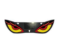 Zunetsutock LED Eyes for Windscreen, Safety Dynamic Bright Solar Powered LED Eyes Display for Truck SUV Sedan Van Vehicles Automotive Travel Road Trip Man Woman Driver