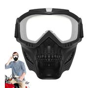 Zunetsutock Motorcycle Goggles - Full Face Protective Eyewear for Dirtbike Offroad Riding, Anti UV Lens Masque Motocross, Cycling ATV Adventures | Windproof Glasses Men Women During Outdoor Trail Raci