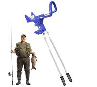 Zunetsutock outside the fishing rod organiser - Coarse pole stand, 360 Rotation support | Heavy metal holder, tackle gear for , boat, kayak, river, lake fishing Rustproof stability fuse: