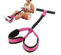 Zunetsutock Pedal Resistance Band, Flexible Latex Band Adjustable Multifunction with Handle | Resistance Pedal | for Home Fitness, Exercise, Bodybuilding, Stretching Legs Arms Body