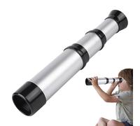 Zunetsutock Pirate Telescope - toy scope, pocket spyglass viewer | retractable handheld monocular waterproof body tube, educational science gadget for children outdoor play learning discovery