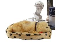 Zunetsutock Realistic Sleeping Plush Dog - Interactive Puppy Toy Breathable Soft Plush Comfort Mate | Boys Girls Use Bedtime Sleep Time Travel