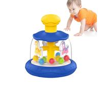 Zunetsutock Rotating Push Toy - Fine Motor Skill Activity, Brain Teaser | Hands On Educational Game with Sensory Development for Kids Boys Girls Classroom Home Play Fun