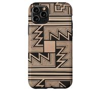 Zuni Native New Mexico Indigenous Olla Pottery Design Square Case for iPhone 11 Pro