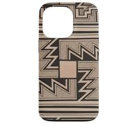 Zuni Native New Mexico Indigenous Olla Pottery Design Square Case for iPhone 13 Pro