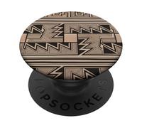 Zuni Native New Mexico Indigenous Olla Pottery Design Square PopSockets Adhesive PopGrip