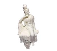 zunibo Godness of Guan yin Statue,Meditation Quan yin Figurine,Small kuanyin Statue Sculpture Ornament Decor Your Desk Shelf Edge