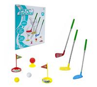 ZUNIPLEX Upgraded Kids Golf Clubs Set,Adjustable Length to Suit Child's Height,Toddler Golf Set,Mini Golf Game,Indoor & Outdoor Sports Toys for Boys & Girls Aged 3 4 5 6（Reinforced clubs）