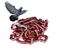Zunishaone Bird Legs Rings | Identification Rings for Pigeons - Coloured Bands for Safe Pigeons, Easy to Place, Ideal for Distinguishing Birds in Birds or Flight Competitions
