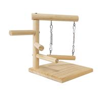 Zunishaone Calopsy Playground, Wooden Bird Perch | Durable Support for Birds, Non-Slip Climbing Tree, Interactive Toy for Parakeets, Fools, Small