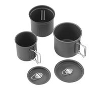 Zunishaone Camping Coffee Mugs | 3 Piece Stackable Portable Sports Supplies | Camping Mug Set - For Cold Weather Park Picnic Outdoor Fishing Water Campfire Tea Adventure