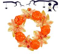 Zunishaone Candle Wreath,Fall Candle Wreaths Rings | Party Supplies Spooky Table Centerpiece for Kitchen Wedding Halloween Haunted House Home Dining Room Bedroom