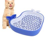 Zunishaone Cat Grass Growing Kit - PP Whale Shape, Soilless Hydroponic Tray, Sprout Layered Box | Great For Kitten Pet Greens, Hollow