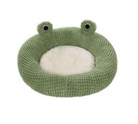 Zunishaone Cute Cat Bed, Frog Cat Bed, Pet Cushion for Large, Medium and Small Dogs, Waterproof Cat Bed for House Cats, Washable, Non-Slip, Frog Eye Design
