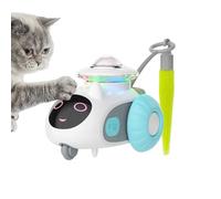 Zunishaone Electric Cat Toy - ABS USB Powered Motion Sensor Moving Kitten Device, Interactive Play Supply | Indoor Outdoor Home Room Entertainment Active Pet Fun