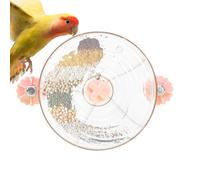 Zunishaone Feed Food for Birds, Bird Feed Swivel Wheel - Interactive Spinner Bird Toy | Creative Feeding System Wheel Turn Training Toy for Small and Medium Shot