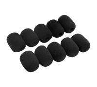 Zunishaone Microphone Sleeves - Foam Bee Yellow | Mini Windscreen Speaker Head with Fit for Earbuds, Microphones, Voice Recorder, Learning Environment, Kids Podcast