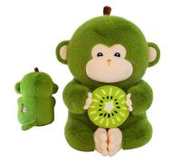 Zunishaone Monkey Stuffed Animal - Cute Kiwi Plush Doll, 30cm Cartoon | Soft Plush Cushion With Realistic Craftsmanship For Bedroom, Living Room, Sofa, Office, Kids, Adults, And Holiday