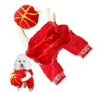 Zunishaone Moon New Year Pet Costume Chinese Dog Costume | Lantern Pet Costume for Moon New Year - Pet Cosplay Costumes, Chinese Style, New Year, Spring Festival
