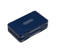Zunishaone Pill Box, Weekly Pill Organiser, Portable Medicine Supplement Box, Daily Medicine Case, Seven Days a Week, Dustproof Pill Container for Pocket, Purse