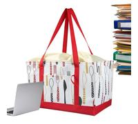 Zunishaone Shopping Bags, Large Capacity with Drawstring and Pockets, Reusable Shopping Bag with Drawstring | For Home Apartment Kitchen Fishing Picnic Market Women, Red, Se référer à la description