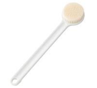Zunishaone Shower scrubber with long handle, dry brushing brush,Comfortable non slipped back scrubber expoliator tool | Multifunctional bath products for, the