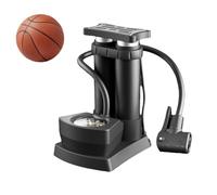 Zunishaone Small Bicycles Pump - Foot-Activated Bicycles Tire Pump Bikes - High Pressure Floor Inflator Multi-purpose Portable Air with Pressure Gauge for Sports Balls, Car Tires