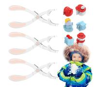 Zunishaone Snow Ball Clip,Cute Detachable Winter Toys | Winter Snowball Maker Tool - for Christmas Birthday New Year Children's Day Kids Boys Children