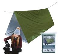 Zunishaone Survival Tent - 2 Person Survival Life Tent | Lightweight Waterproof Windproof Insulated Blanket Multipurpose Hiking Camping Mountaineering for Men Women