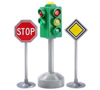Zunishaone Traffic Light Toy - Mini Stop Signal Model, Light Sound Safety Sign | Educational Road Indicator Toy, Birthday Learning Set for Boys Kids Street Crosswalk Simulation Setup Indoor Use