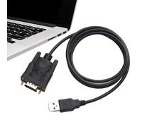Zunishaone USB Adapter RS232 to USB Cable | USB to DB9 Series Converter 9 Pin RS232 Adapter with Prolific Chipset, Window, Linux, PC, CNC, Modem Compatible with