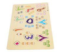ZUNOXAZ 1 Set Arabic Puzzle Early Logic Educational Board for Cognitive Development Material for Improved Observation Hand Eye Coordination Fun Learning Experience