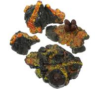 ZUNOXAZ 1 set Simulation Volcano Model of Volcanic Ornament for Micro Landscape Decor Home Office Decoration Excellent Collectible Educational Tool Model