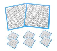 ZUNOXAZ 10 Sheets Laminated Hundreds Chart Educational Math Tool for Learning for Classrooms and Homeschooling Engaging Resource for Number Understanding and Counting Skills