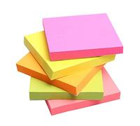 ZUNOXAZ 100 Sheets Square Post Pads Pad Random Color for Office Home School Convenient Reminder Tool for Quick Thoughts and Ideas Random Color