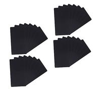 ZUNOXAZ 100pcs Aluminum Blank Name Cards Smooth Engraved Metal Business Cards Thin DIY Printing for Sublimation and Laser Engraving Professional Use