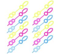 ZUNOXAZ 100Pcs Bubble Maker Wand Plastic Bubble Blower Tools for Teens Outdoor Play Safe Random Colors Random Color