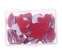 ZUNOXAZ 100Pcs Two Color Plastic Heart Shaped Counting Chips Educational Math Teaching Aids for Learning Early Childhood Numeracy Development