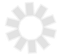 ZUNOXAZ 10pcs Aluminum Alloy Sublimation Blanks Cards Thick White Daisy Edge Metal Card Blanks for DIY Double-Sided Printing Business Membership