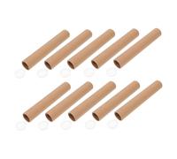 ZUNOXAZ 10pcs Cylinder-Shaped Couplets Storage Tubes with Lids 30cm Length 45mm Diameter 3mm Thickness Packing Boxes for Chinese Art Paper Posters Calligraphy Scrolls Mailing and Storage